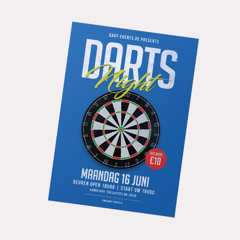 A2-affiche Toernooi (bedrukt)